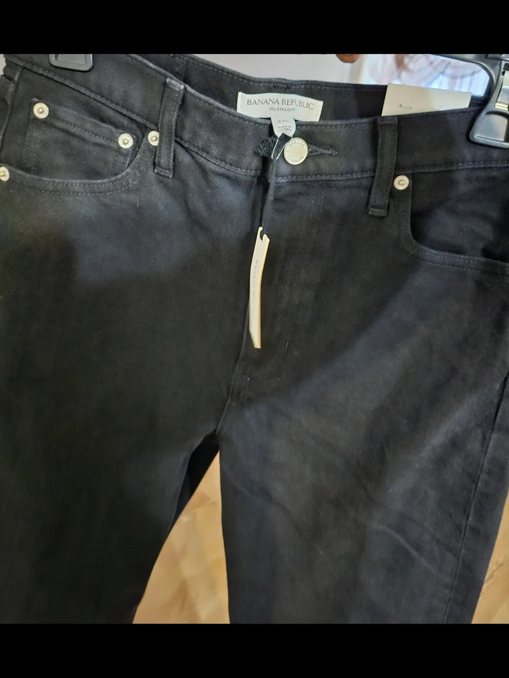 Banana Republic Men's Black Chinos